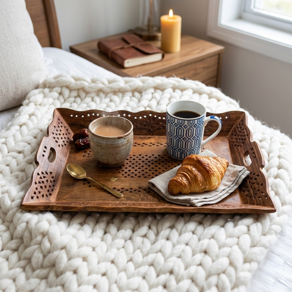 LUXEHEAVEN Heritage Carved Tray