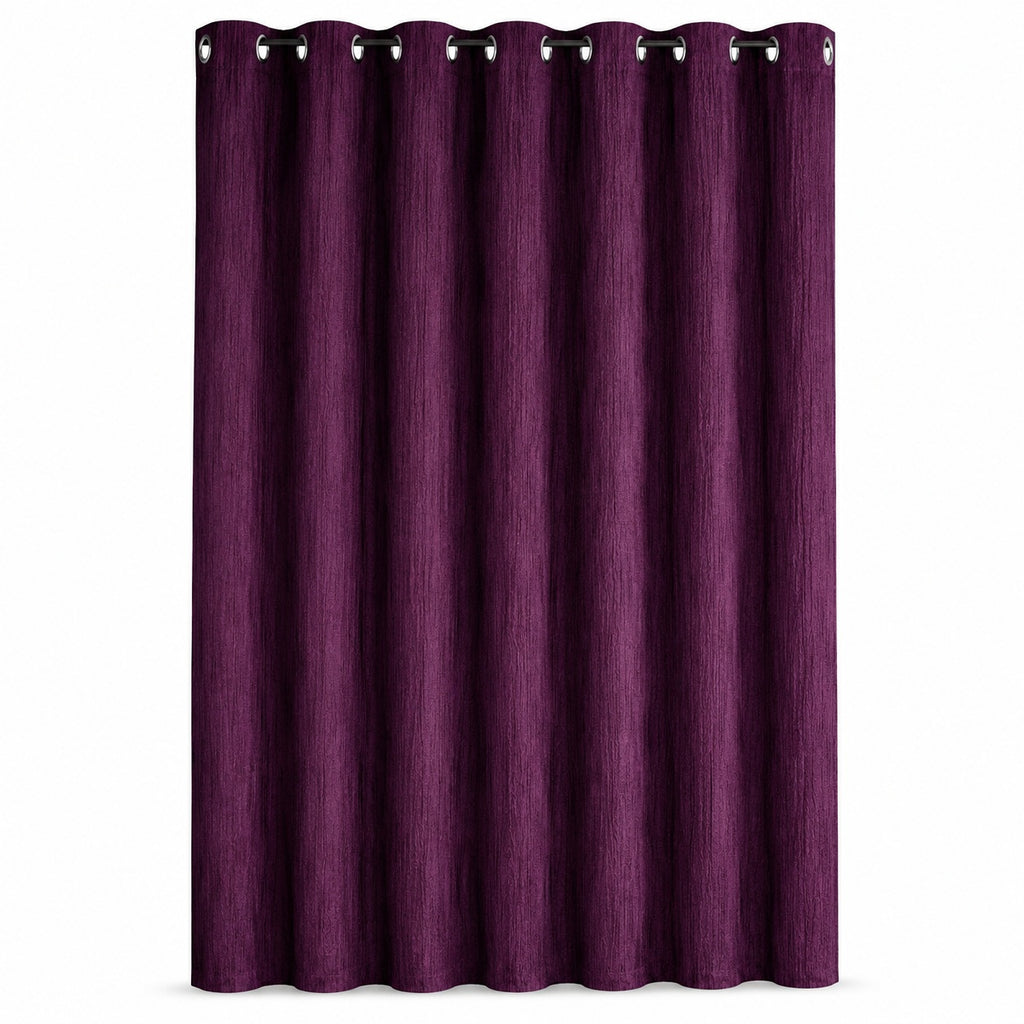 Premium Rich Wine Eyelet Curtains – Elegant Shiny Polyester Drapes for Living Room & Bedroom
